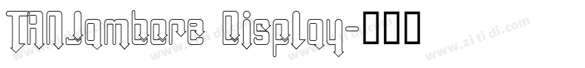TANJambore Display字体转换